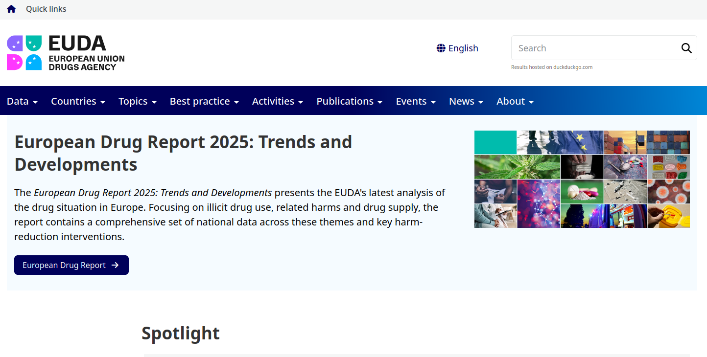 Observatorio Europeo de las Drogas y las Toxicomanías (EMCDDA)