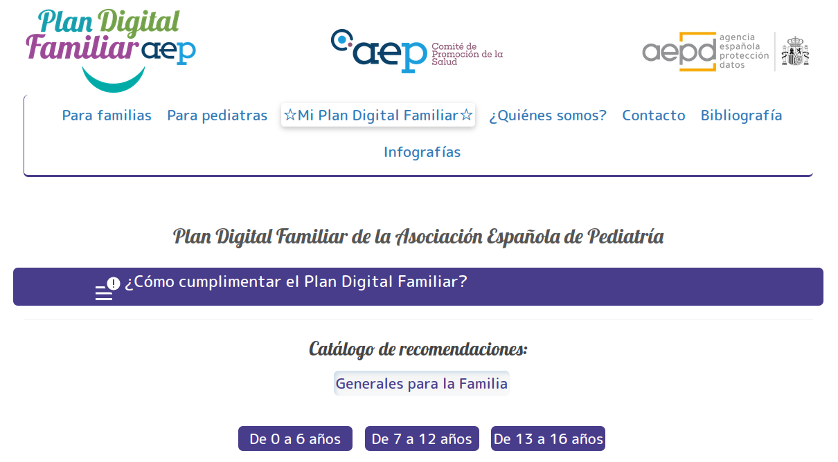 Plan digital familiar